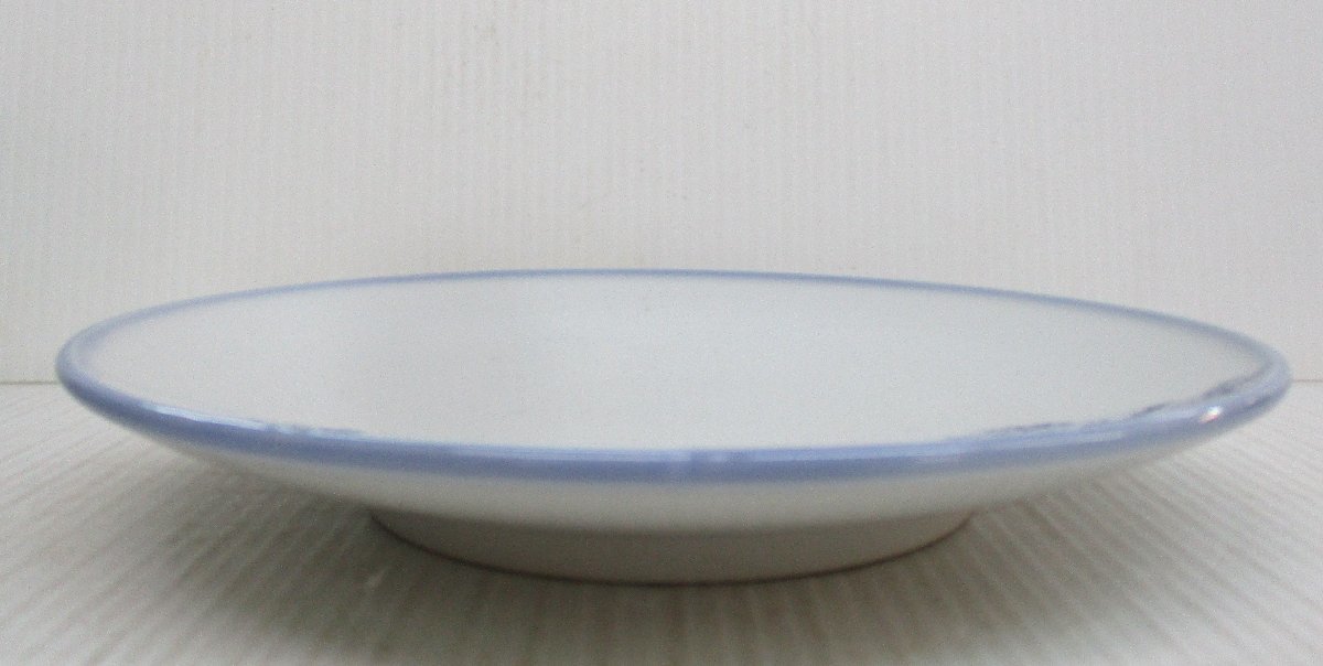 ★ 94176 大皿 6枚 定園 直径22ｘ高さ3.5cm 和食器 長期保管品 未使用 ★の画像4