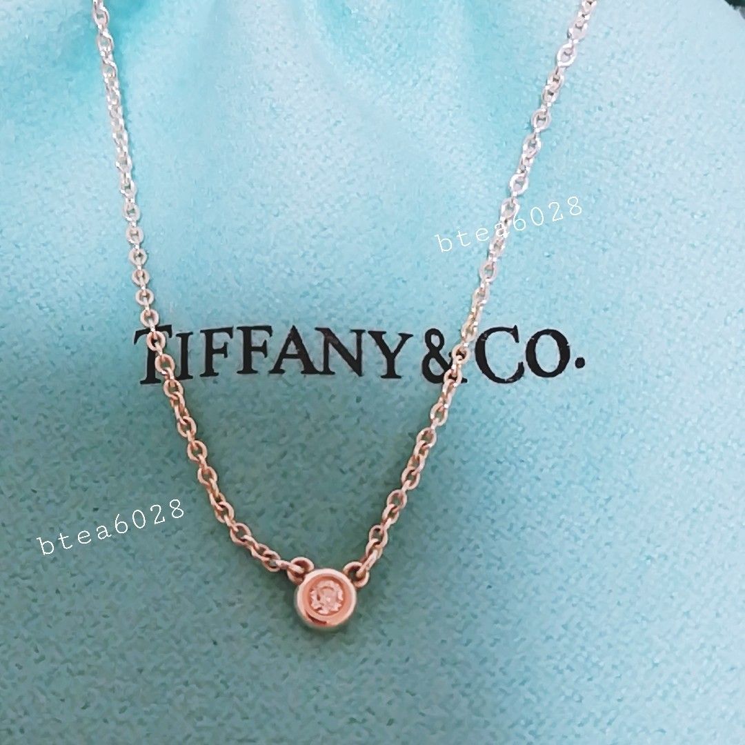 一度使用のみ TIFFANY ダイヤモンド シングル ペンダント-