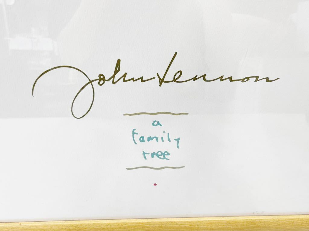 ☆【現状品】John Lennon ジョンレノンオノヨーコa Family Tree ☆【現状品】John Lennon ジョンレノンオノヨーコa Family Tree