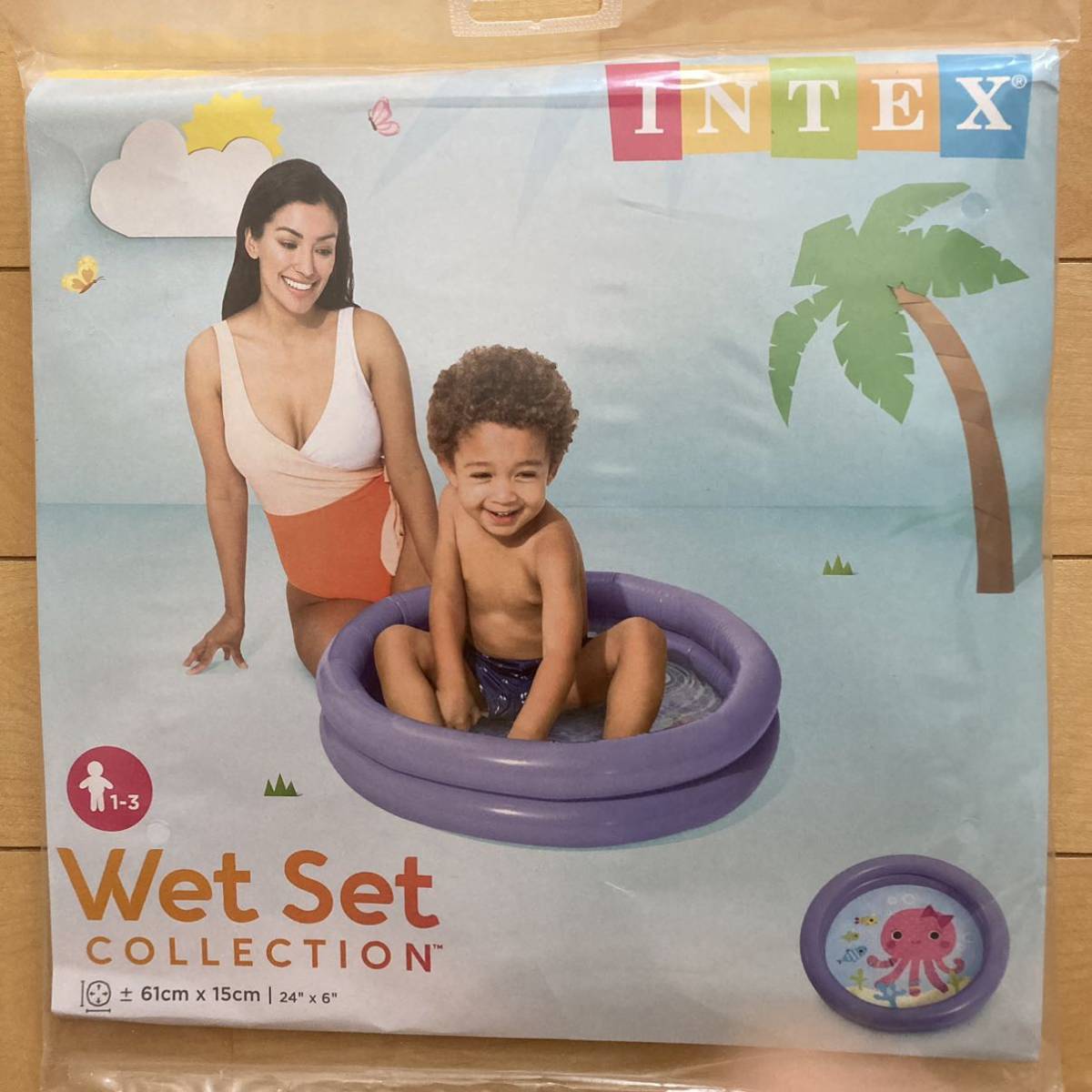 INTEX Inte ks my First pool baby pool Mini pool octopus 