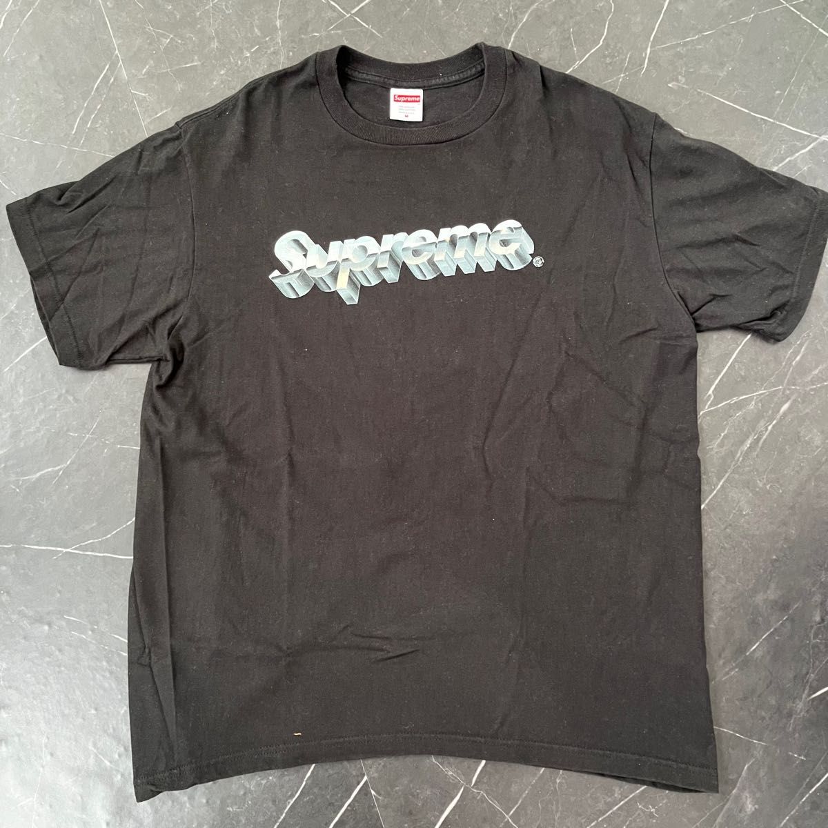 キムタク着 Supreme シュプリーム ボックスロゴ ネーム Tシャツ ブラック 黒 M かっこいい おしゃれ