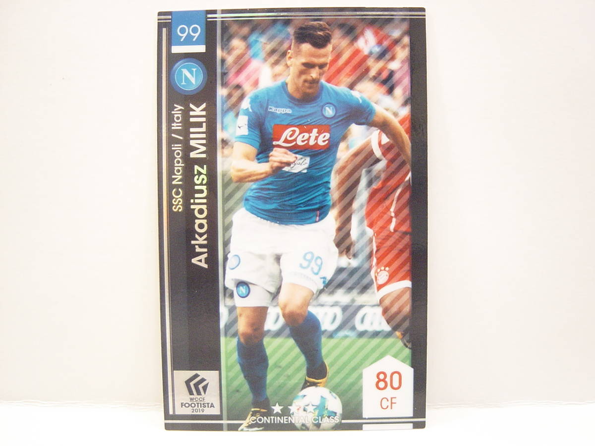 WCCF FOOTISTA ロケテスト版 アルカディウシュ・ミリク　Arkadiusz Krystian Milik 1994 Poland　SSC Napoli Italy F19-0 77_画像1