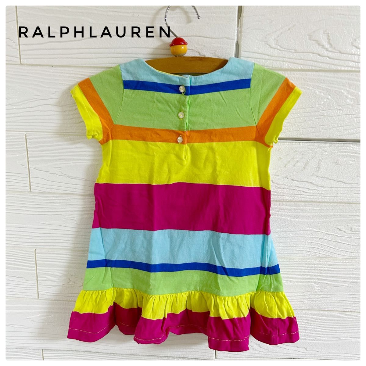 【極美品】RalphLauren ラルフローレン　ベビー　ワンピース　80