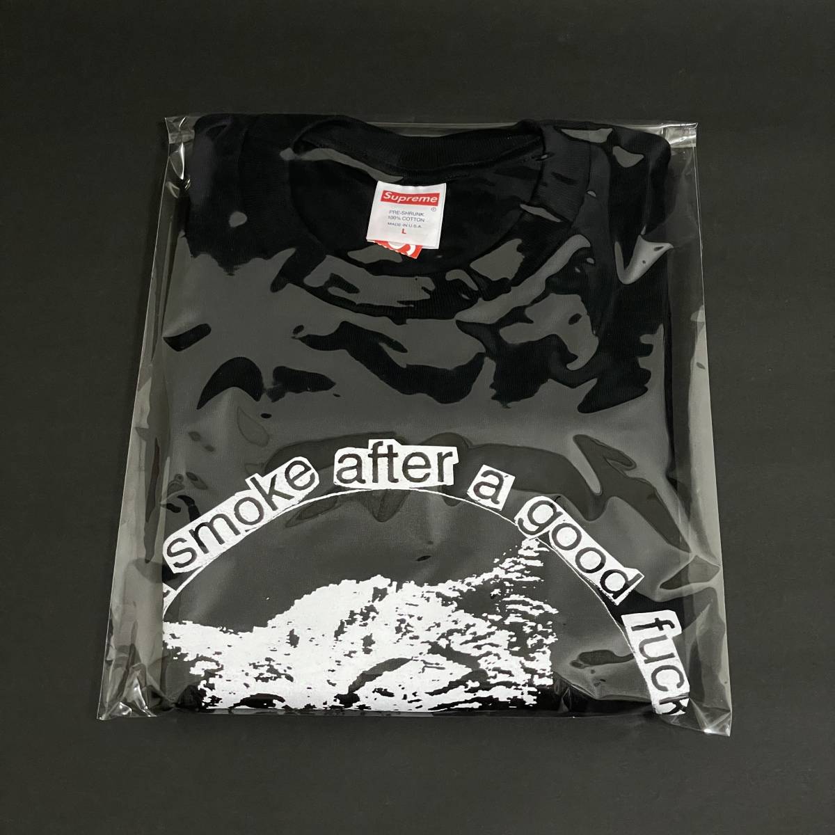 Lサイズ Supreme Smoke Tee Black 23SS シュプリーム スモーク Tシャツ ブラック_画像2