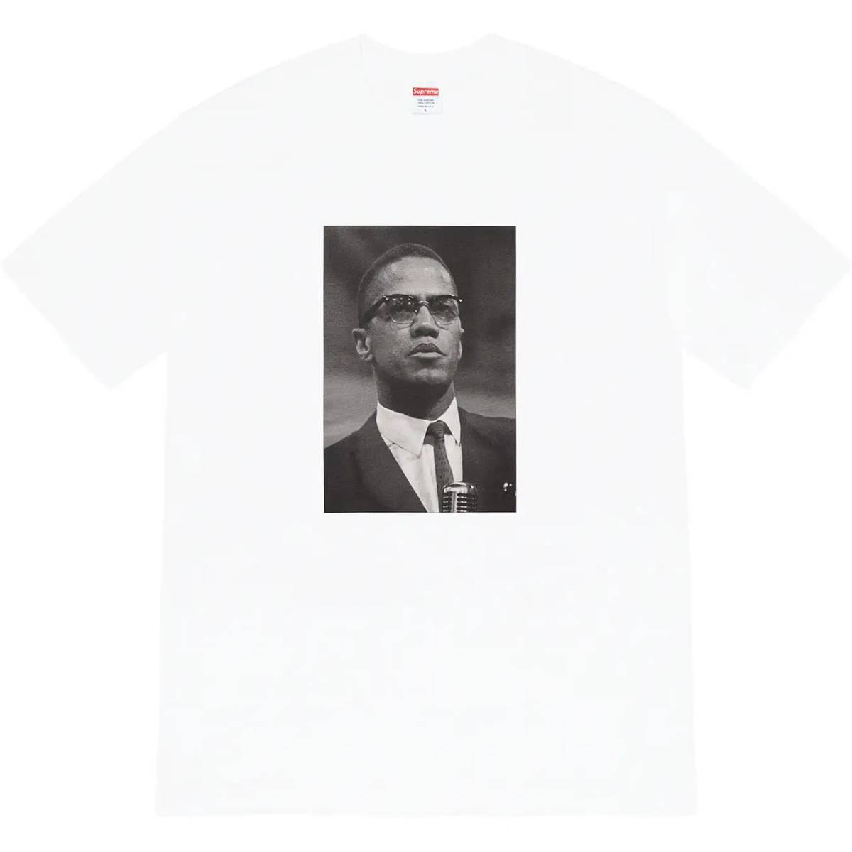 Mサイズ Supreme Malcolm X Tee White シュプリーム マルコム Tシャツ ホワイト_画像1
