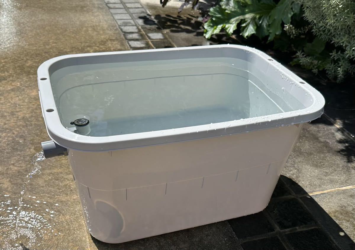 めだか飼育容器 3個セット【OF加工済み タライ36L グレー】送料無料