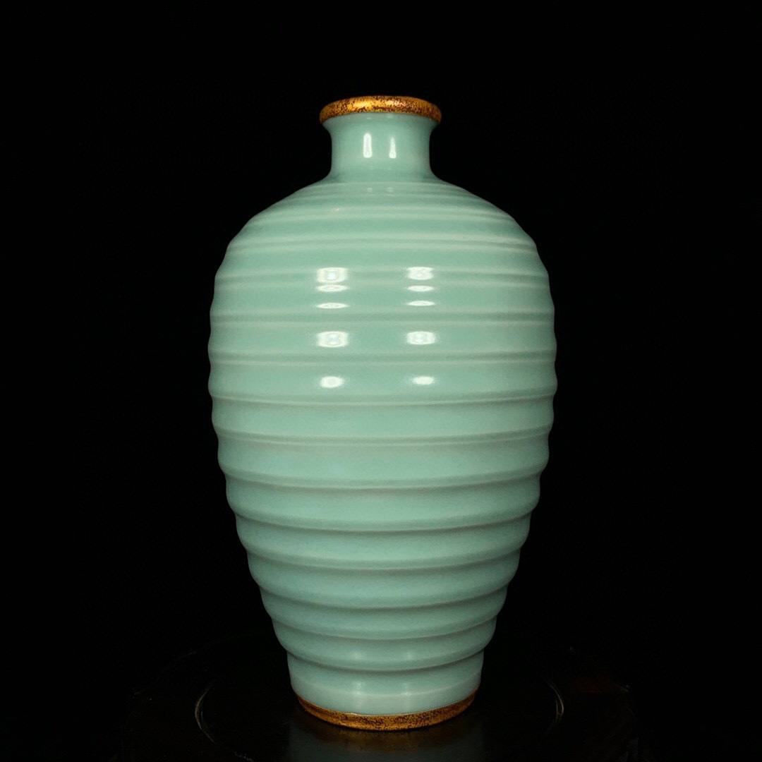 最高粉青釉龍泉窯古陶瓷品【超珍館蔵】宋包口稀少珍蔵品古美術品古賞