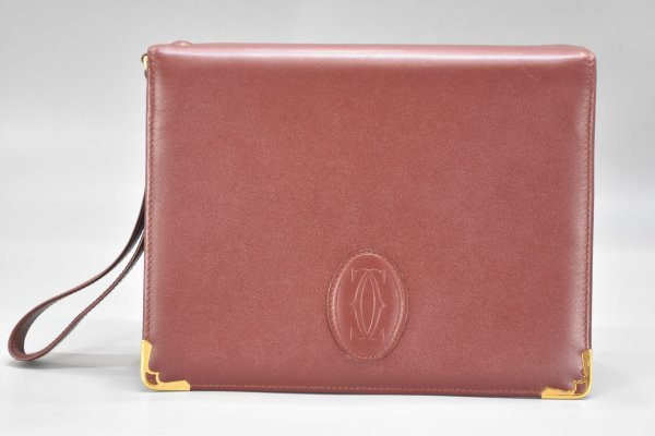 本物保証 Cartier カルティエ マストライン セカンドバッグ クラッチ