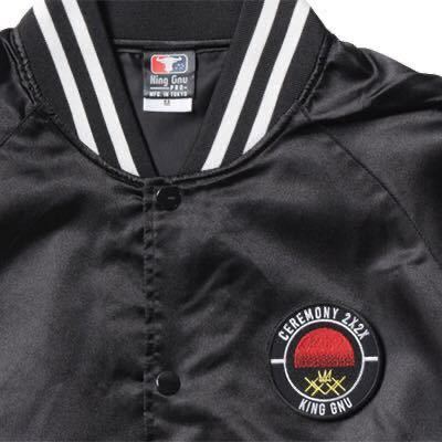 King Gnu Lサイズ CAULDRON STADIUM JACKET(BLACK) CEREMONY キングヌー セレモニー スタジャン ジャンパーの画像3