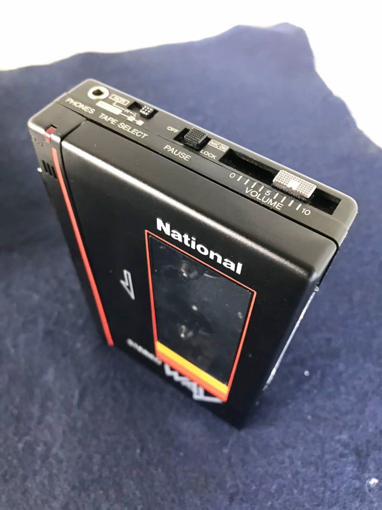 National ナショナル ステレオミニカセットプレーヤ STEREO WAY RQ-J9 カバー付き 美品_画像10