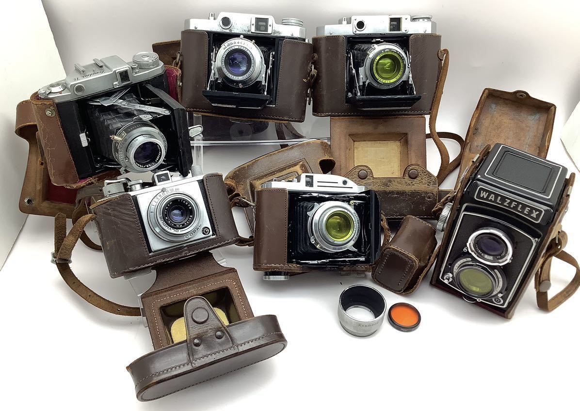ジャンク おまとめ6点 蛇腹 二眼レフカメラ フィルムカメラ MAMIYA-6