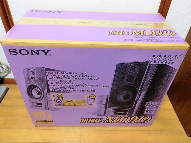 SONY ☆システムコンポ☆DHC-MD919☆ステレオカセットデッキ TC SONY ☆システムコンポ☆DHC-MD919☆ステレオカセットデッキ TC