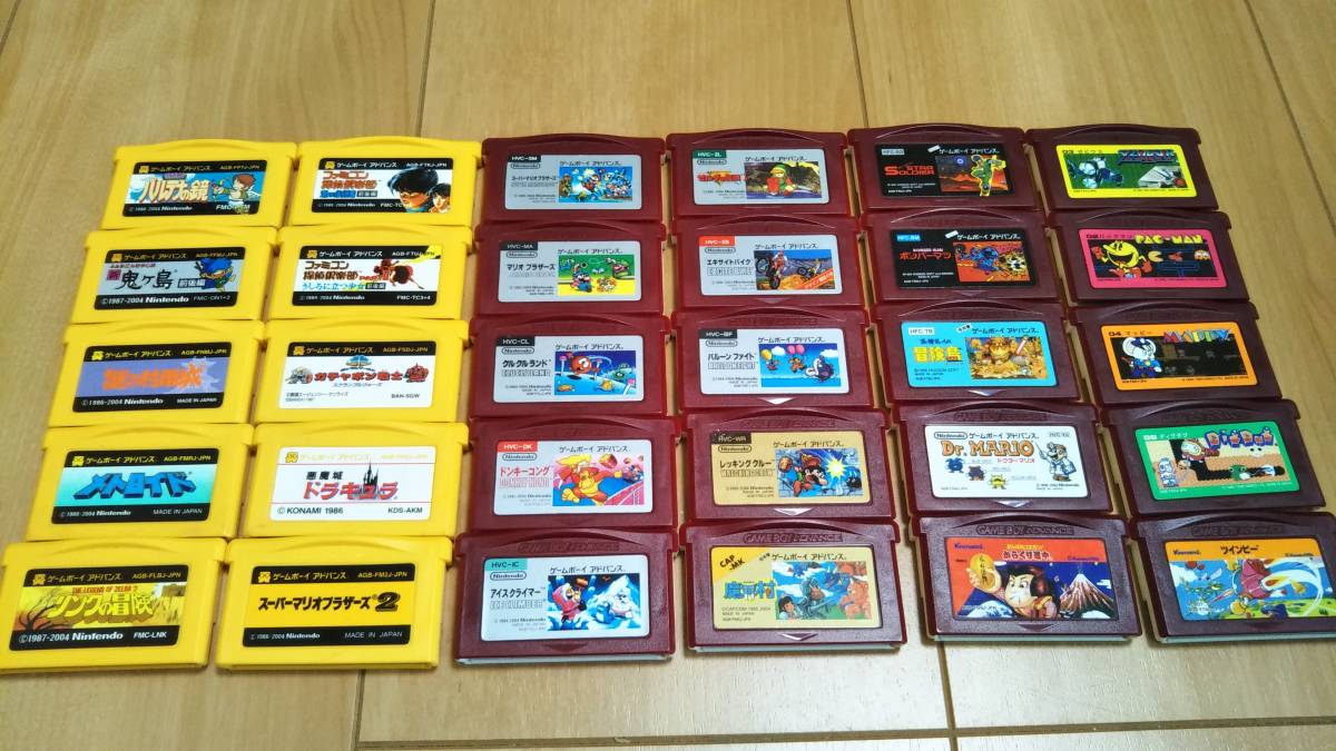 ゲームボーイアドバンス GBA ソフト ファミコンミニ 全30 ゲームボーイアドバンス GBA ソフト ファミコンミニ 全30