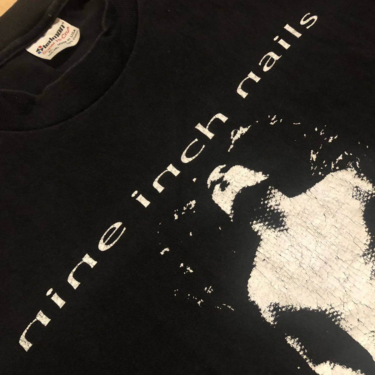 80〜90sナインインチネイルズ nine inch nails vintageTシャツ ビンテージバンドTシャツ ヴィンテージ オリジナル 程度良 サイズXL_画像2