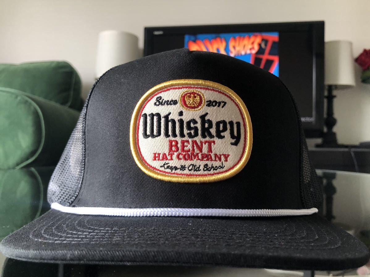 アメリカ　Whiskey Bent hat メッシュキャップ ブラック_画像1