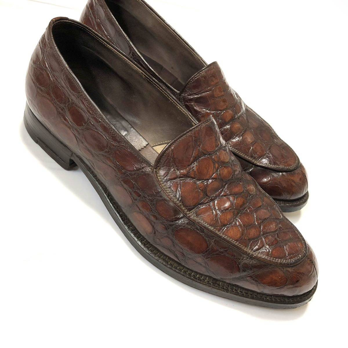 Edwin Clapp Crocodile or Alligator Vintage Loafer エドウィンクラップ ビンテージ ローファー / Florsheim フローシャイム