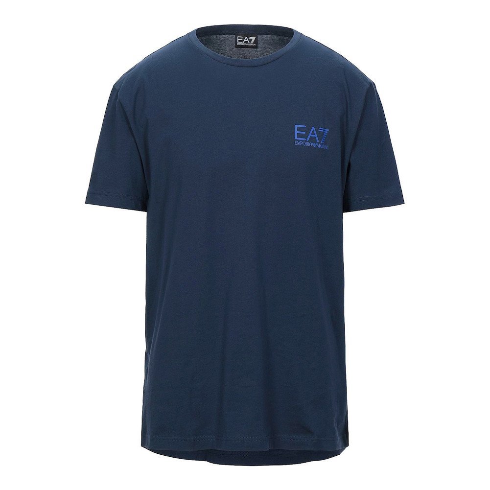 新品正規60％OFF EA7 EMPORIO ARMANI エンポリオ アルマーニ Tシャツ XSサイズ ネイビー ビッグロゴデザイン SAFARI絶賛 -mb-038-3p st_画像2