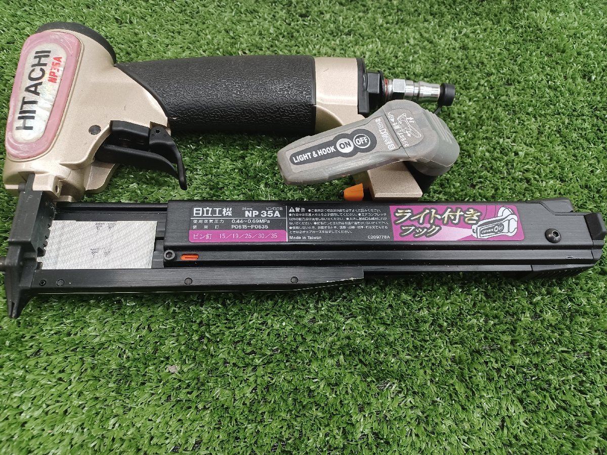 【中古品】HiKOKI(旧日立工機) ピン釘打機 NP35A エア工具/IT6EZ8XUHFKM_画像3