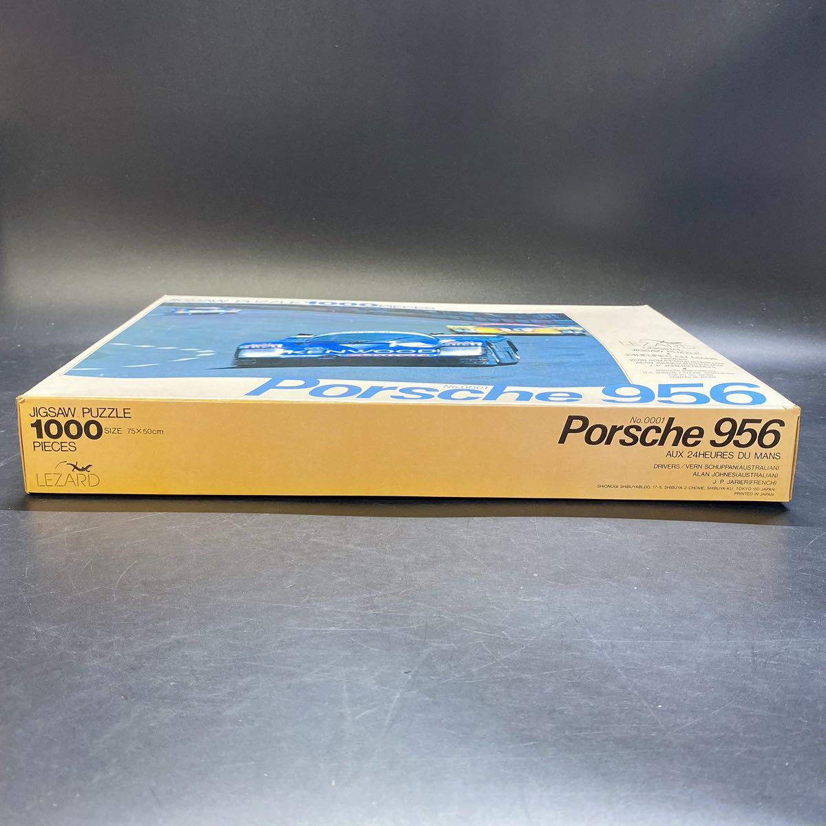 現状品 Porsche 956 ポルシェ ジグソーパズル 1000ピース LEZARD 75×50cm 希少 レア ジャンク_画像3
