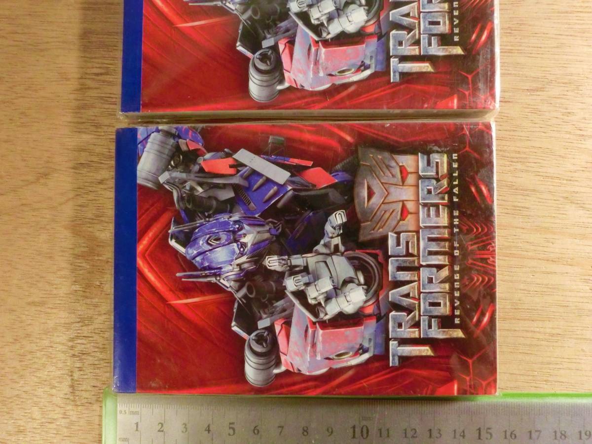 トランスフォーマー メモ帳 2個 Transformers Revenge of the Fallen タカラトミー 2009 日本製 デッドストック レア 希少 文房具_画像3