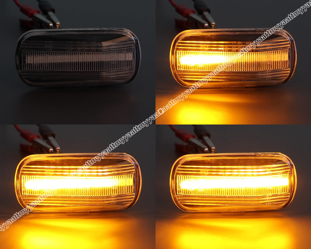 ホンダ① シーケンシャル 流れる ウインカー LED サイドマーカー クリア レンズ インサイト ZE2 インテグラ DC5 エアウェイブ GJ1 GJ2の画像2