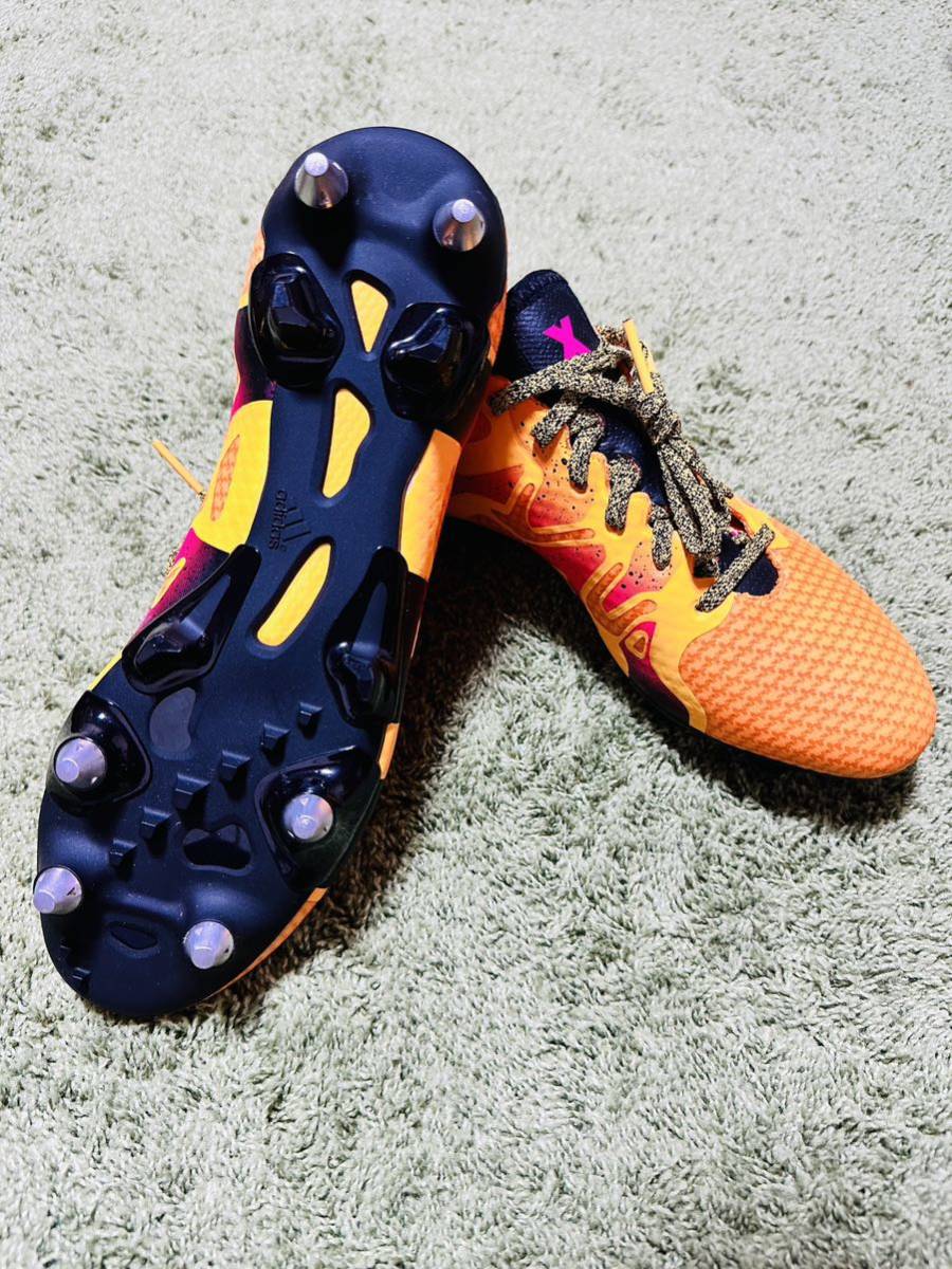 【海外限定】 adidas X 15.1 SG プライムニット 26.5cm アディダス エックス 取替式 サッカー スパイク_画像6