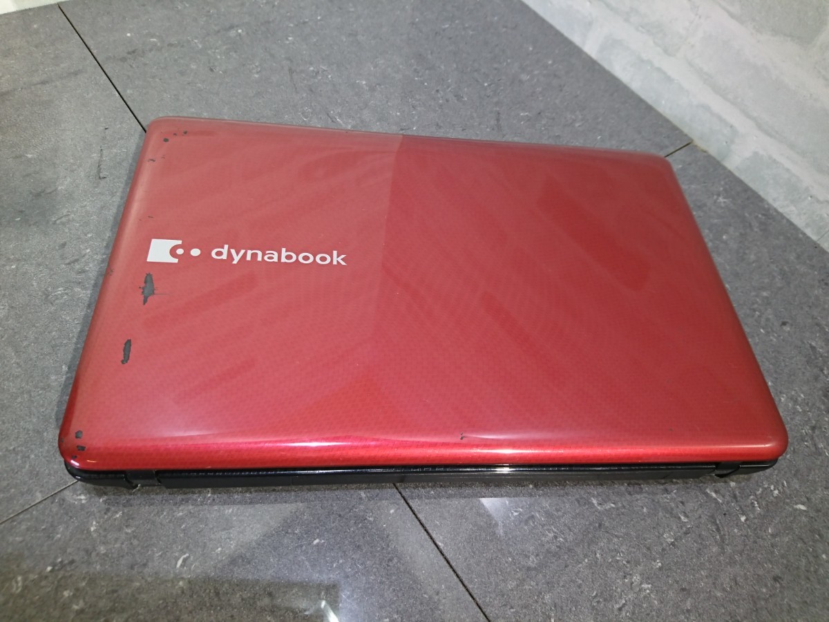 【現状品】管1R157 TOSHIBA dynabook T350/36AR PT35036ASFR CPU core i5-M460 HDD無し、HDDマウント有り、メモリー2GB、バッテリー有り_画像5