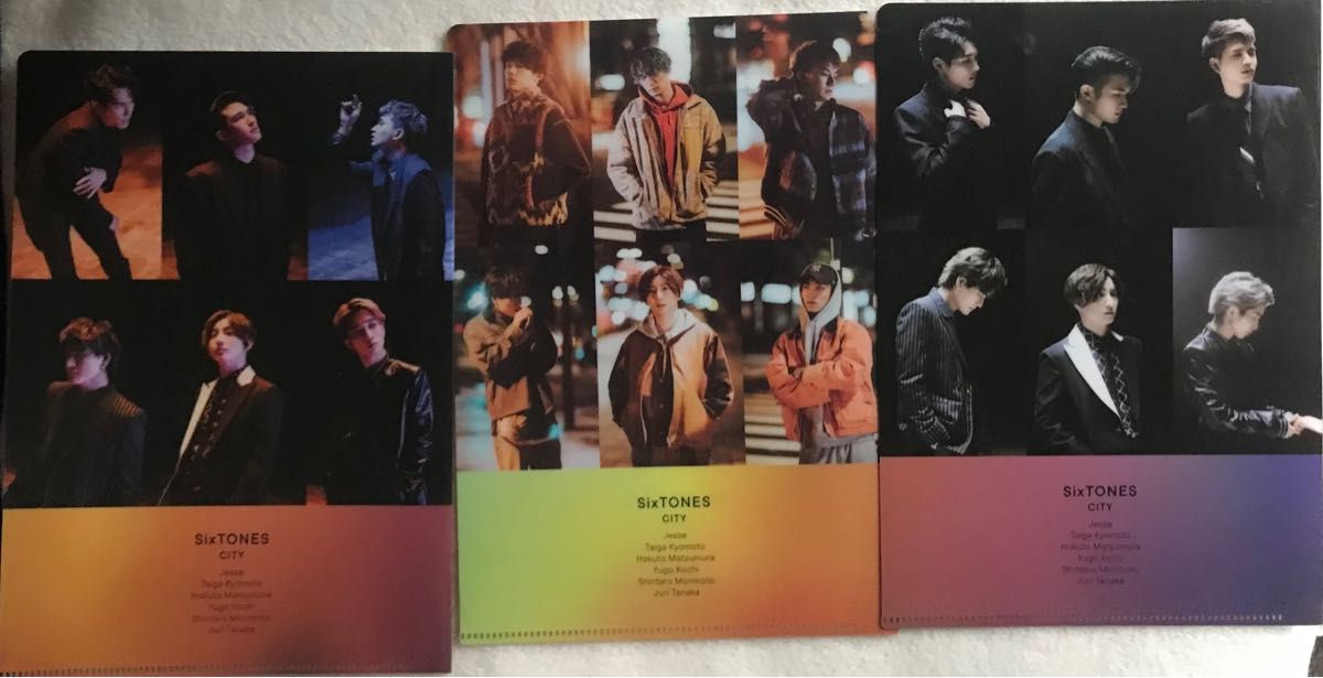 8/16までの価格 SixTONES CITY CD 3形態セット Blu-ray クリアファイル