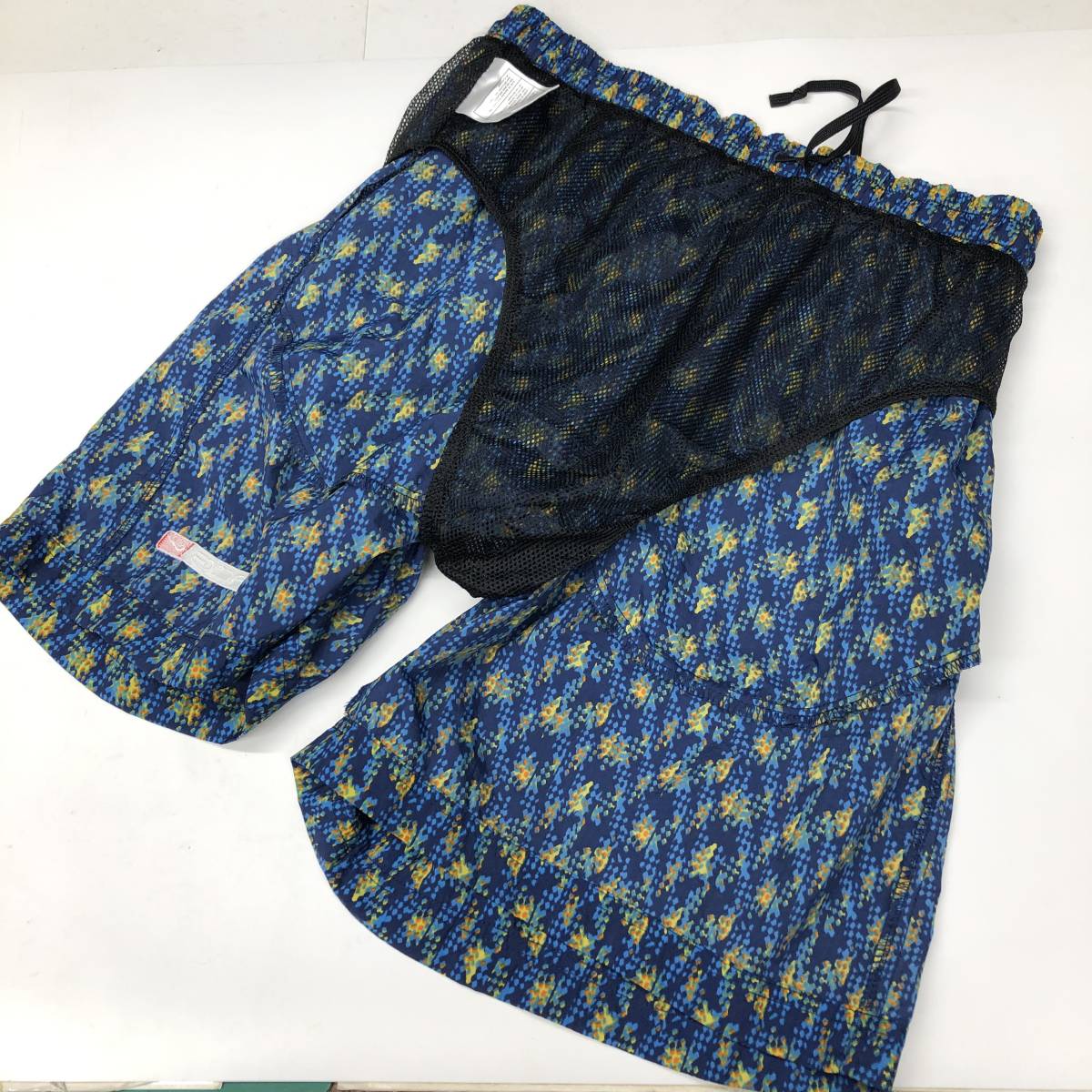 90s NIKE ACG ナイキ 裏地付き ショーツ ナイロンハーフパンツ 柄もの