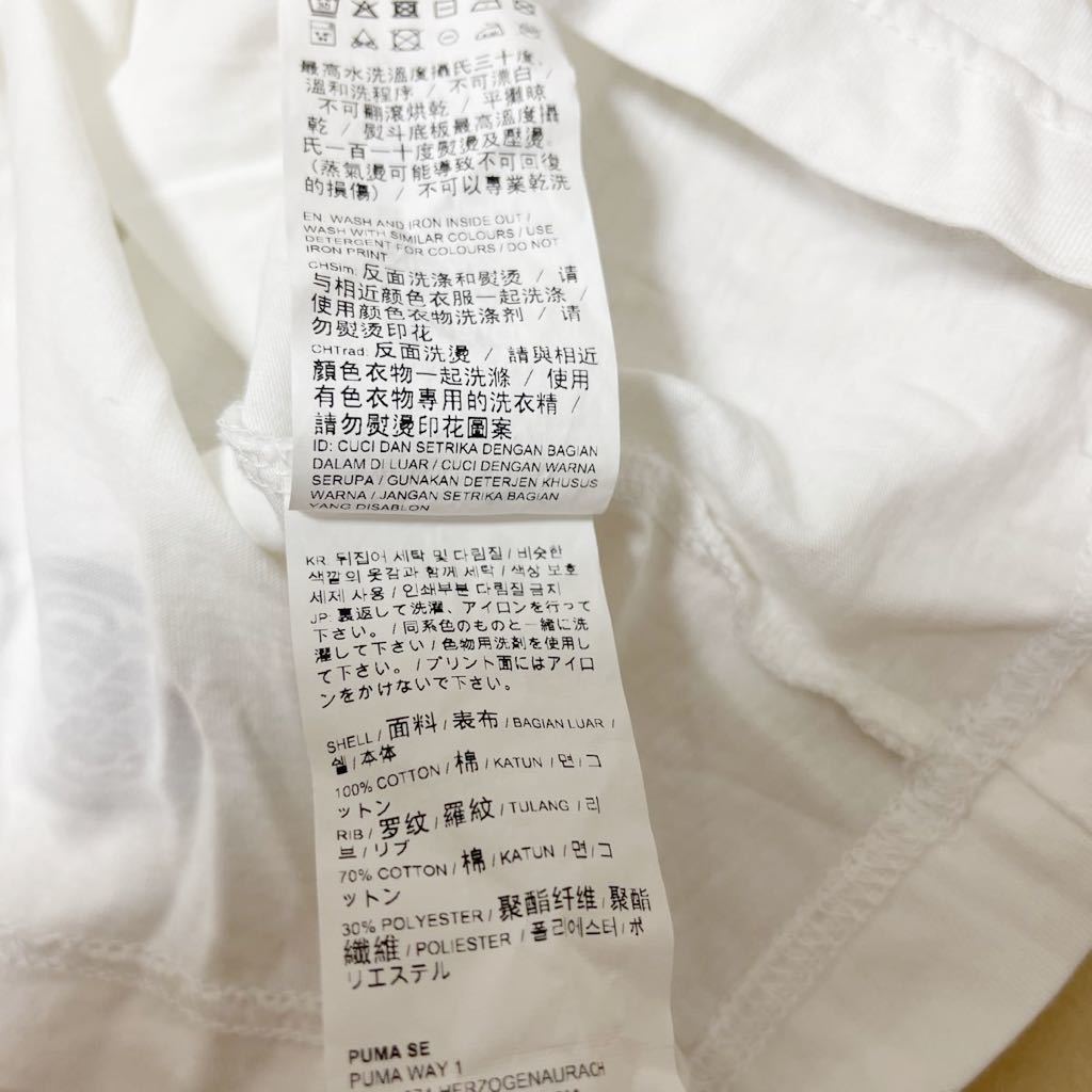 PUMA プーマ 刀剣乱舞 コラボ 半袖Tシャツ XLサイズ ホワイト_画像5