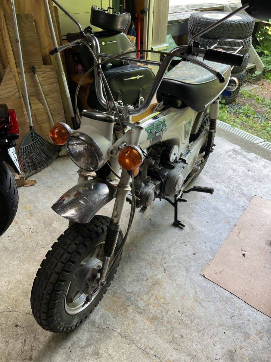 ホンダ ダックス50 6V ホワイトダックス 実働 約オリジナル 花柄シート