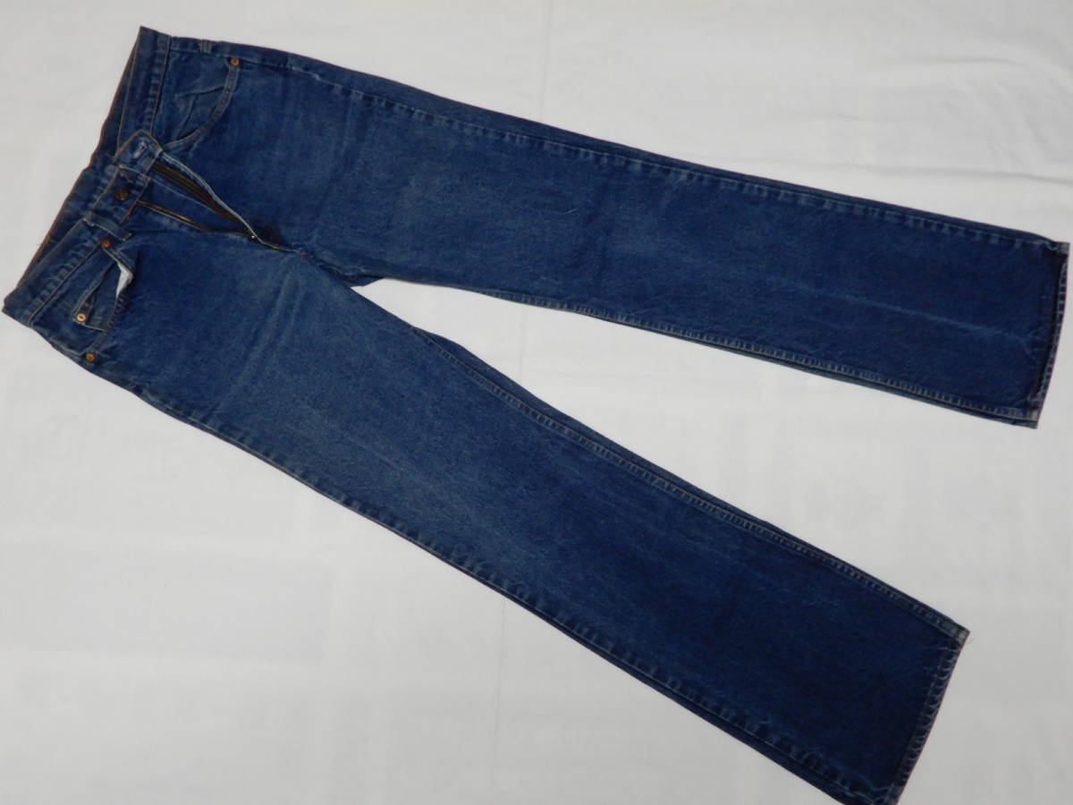 80'sヴィンテージ　USA製　LEVI'S/リーバイス　517　ブーツカット　オレンジタグ　ボタン裏585　W33　美品_画像1