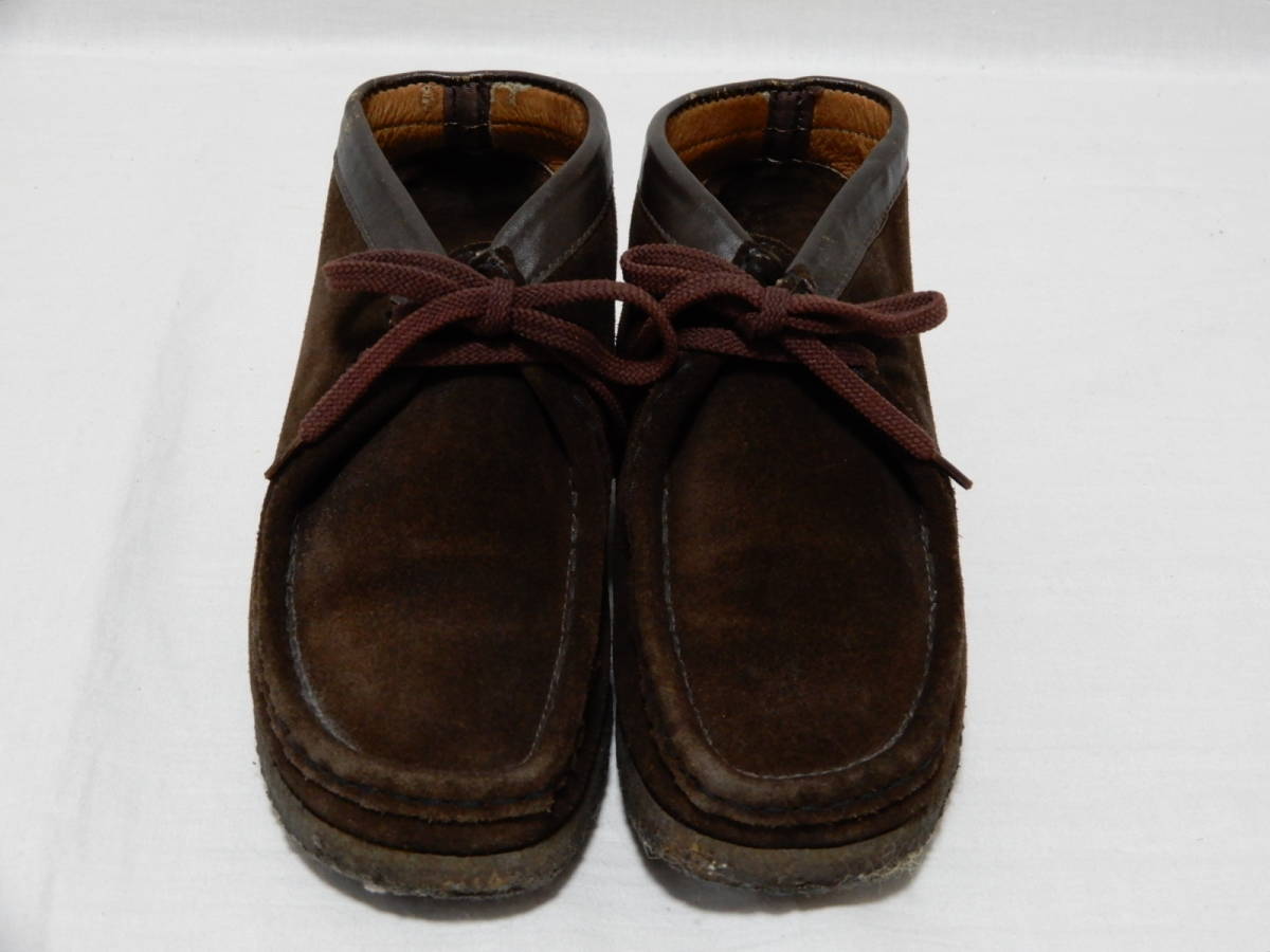 70'sヴィンテージ　英国製　Clarks/クラークス　ワラビー　20～21㎝　ブラウン　良品_画像2