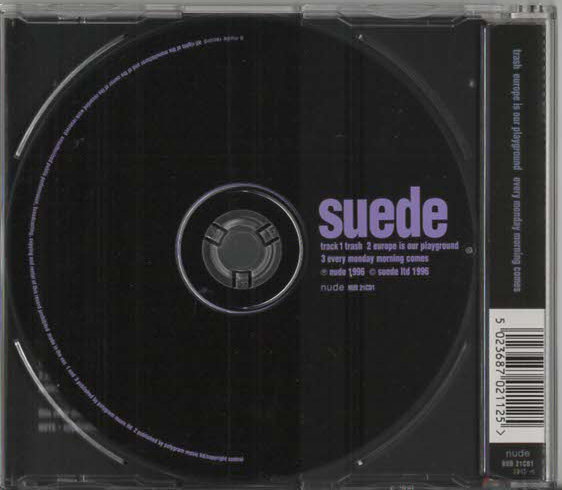 ★suede スウェード｜Trash｜8cmCD｜シングル｜輸入盤｜Europe Is Our Playground/Every Monday Morning Comes｜NUD 21CD1｜1996/07/29_画像2