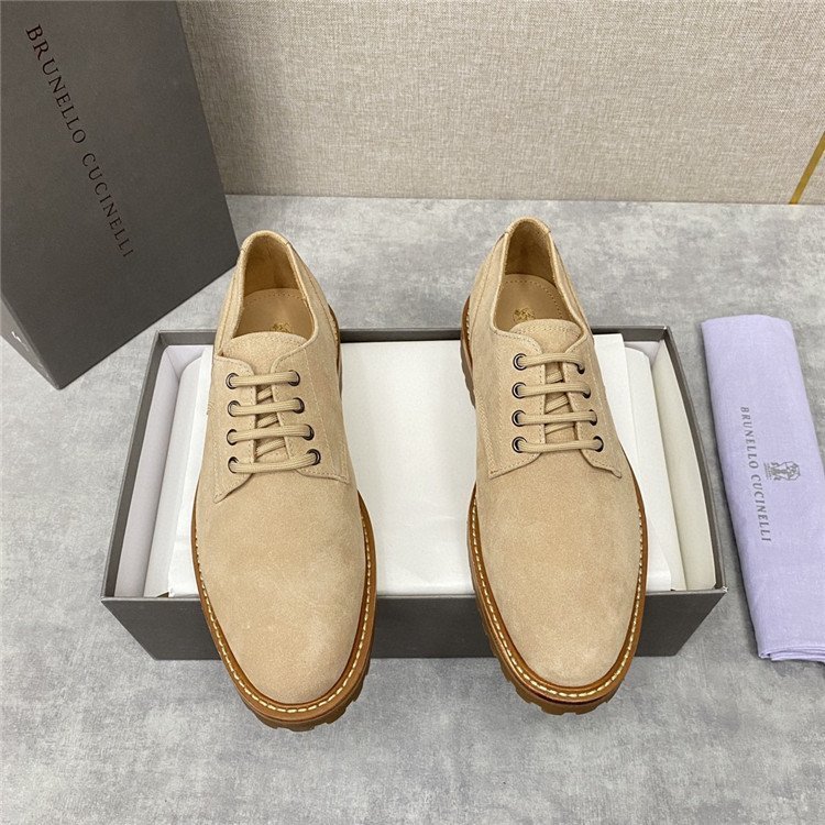 美品 ブルネロクチネリ BRUNELLO CUCINELLI レザーシューズ レース