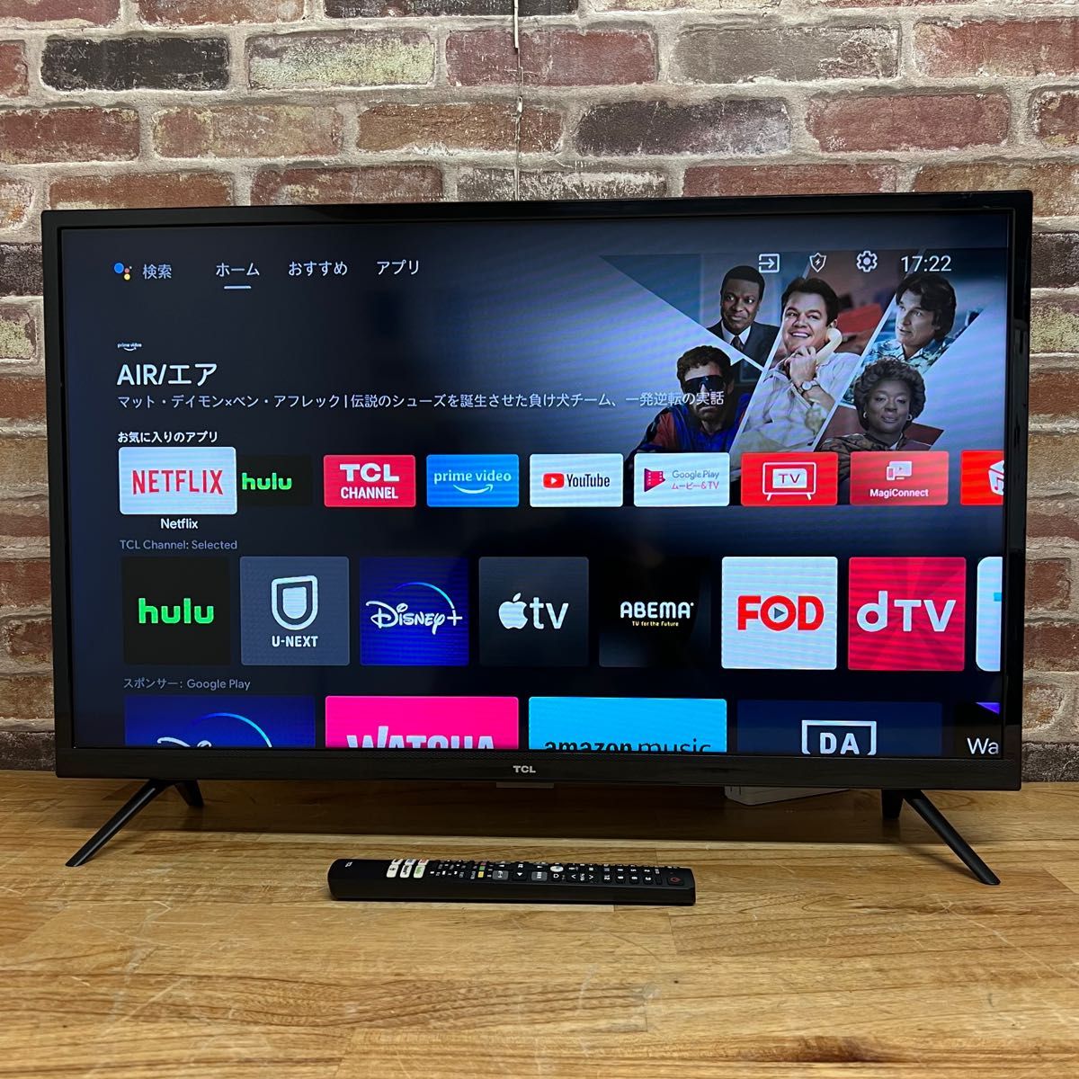2021年製！ TCL 32V型 液晶テレビ Android TV 32S5200A フルハイビジョン 外付けHDD 裏番組録画○