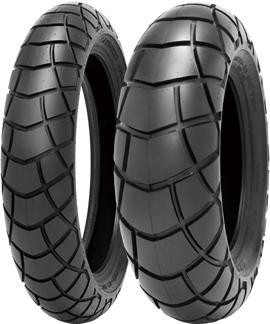 YAMAHA TW125/200/225 タイヤ前後2本セット　SHINKO 130/80-18・SR428 180/80-14_画像1