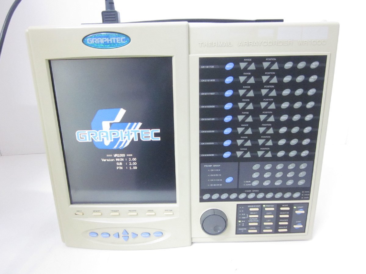 中古】サーマルアレイコーダ WR1000-16T グラフテック GR 中古】サーマルアレイコーダ WR1000-16T グラフテック GR