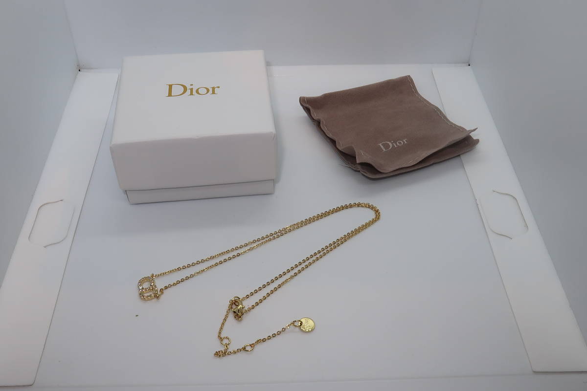 2022新発 △▽未使用 Dior ネックレス△▽ ラインストーン ディオール