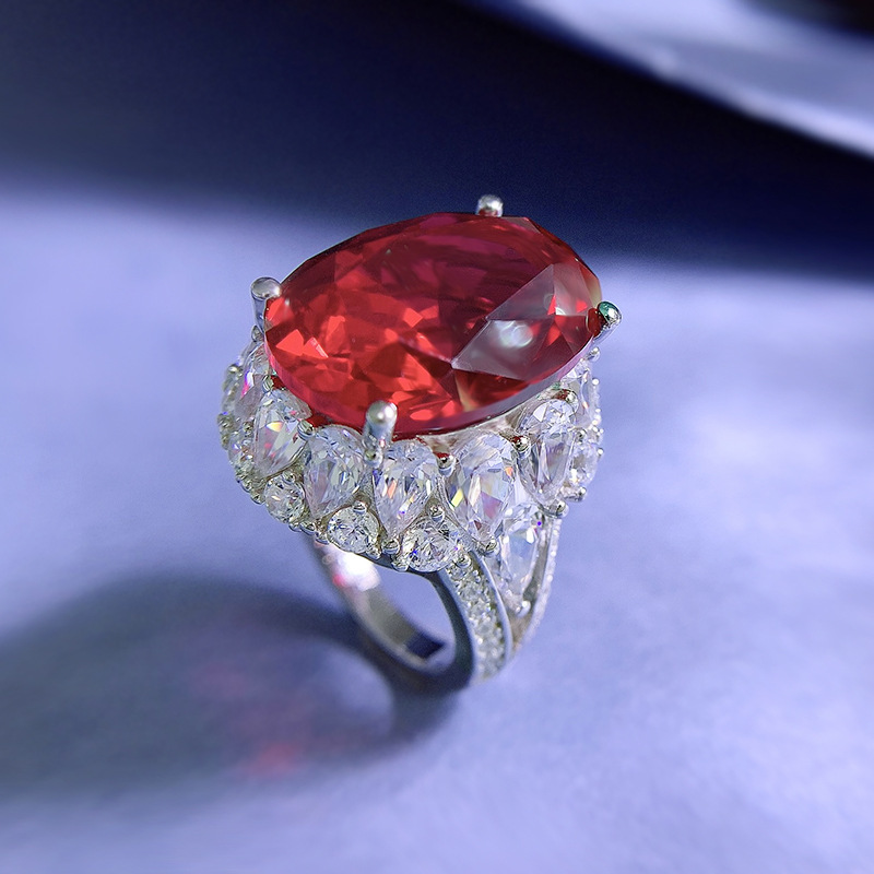 レディース指輪 高級 超綺麗 アクセサリー 宝石 豪華絢爛 ピンク 極上ダイヤモンド 人工ダイヤ 925シルバー 母の日ギフト cb123