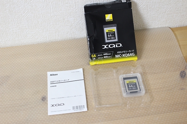 ☆送料無料!良品Nikon ニコンXQDメモリーカード64GB MC-XQ64G☆-日本