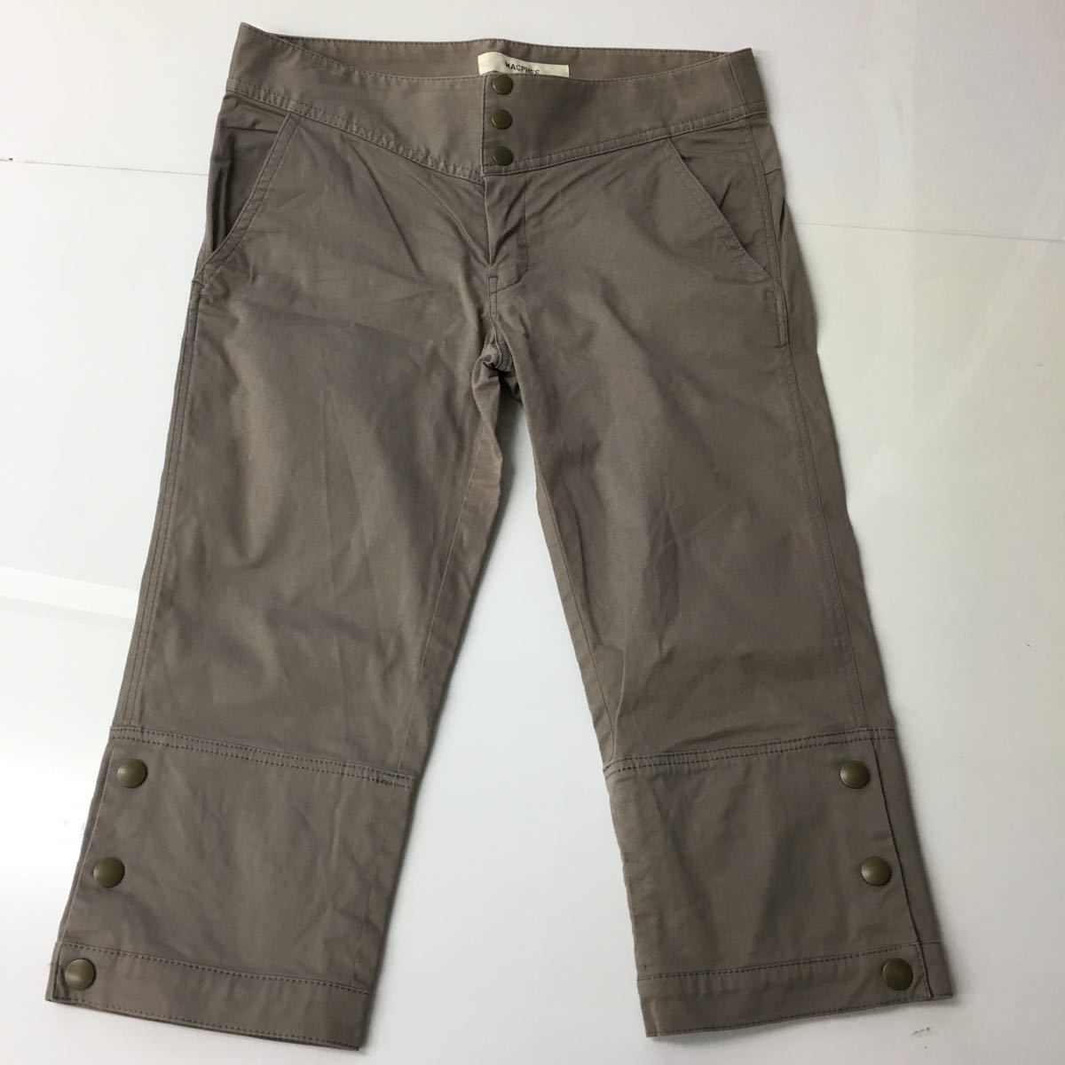 【美品!】 ◆ MACPHEE / マカフィー ◆ 七分丈パンツ 36 (CM60L007)