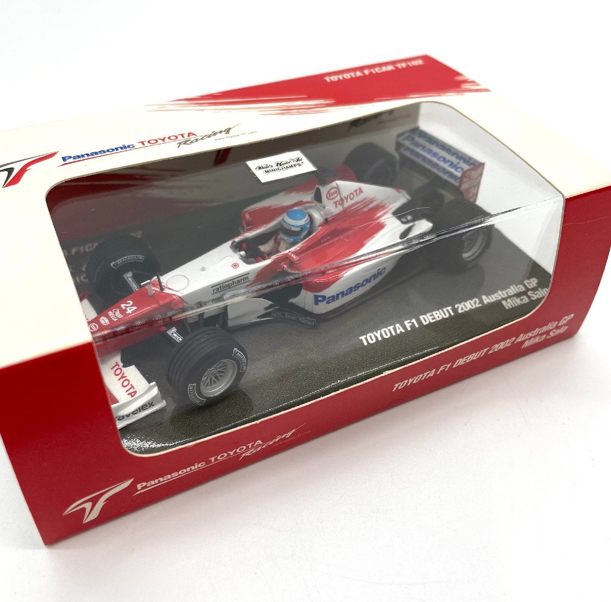 △MINICHAMPS ミニチャンプス 1/43 Panasonic TOYOTA Racing TF102
