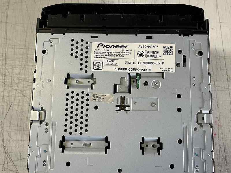 A-NB0710f-★ カロッツェリア メモリーナビ AVIC-MRZ07 ワンセグ CD DVD 動作確認済み 地図データ 2011年の画像6