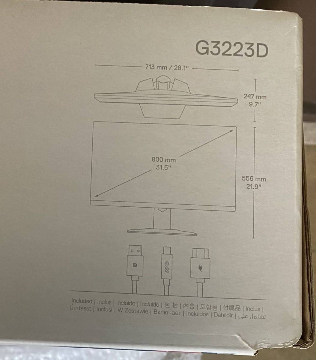 DELL 31.5型 ゲーミングモニター G3223D-Rの画像4