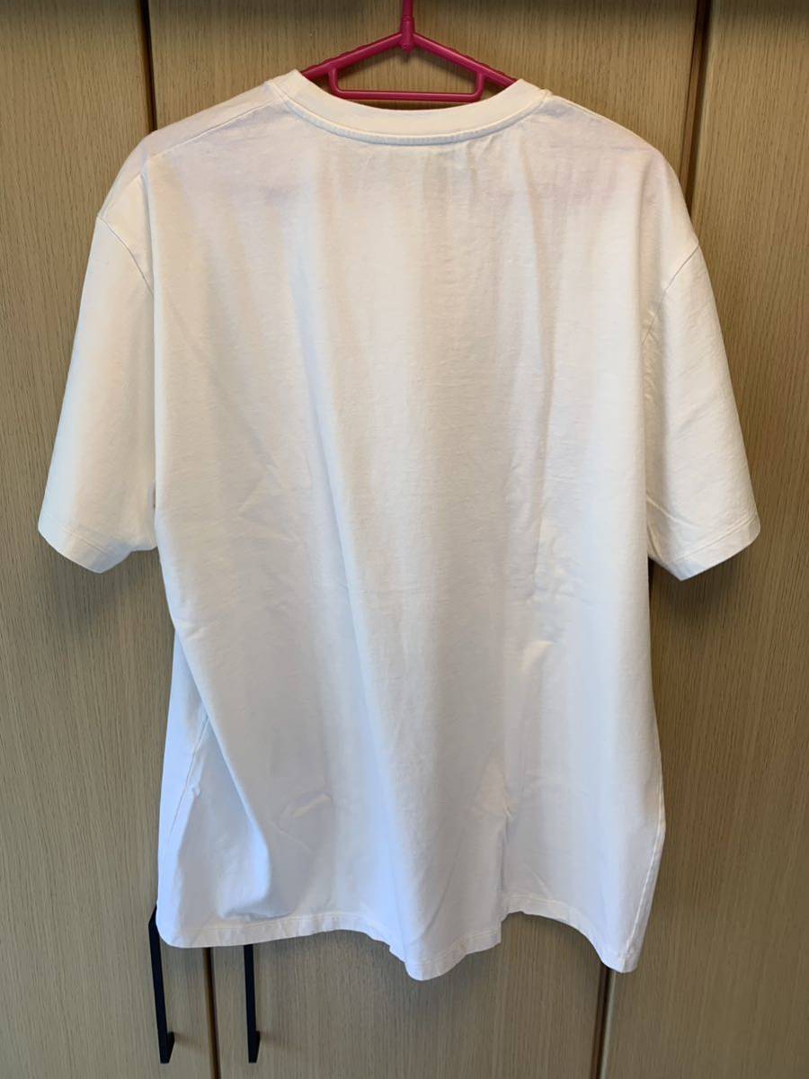 正規 22SS GUCCI LOVE PARADE グッチ ラブ パレード ロゴ クルーネック Tシャツ 白 L 548334 XJEMZ_画像5