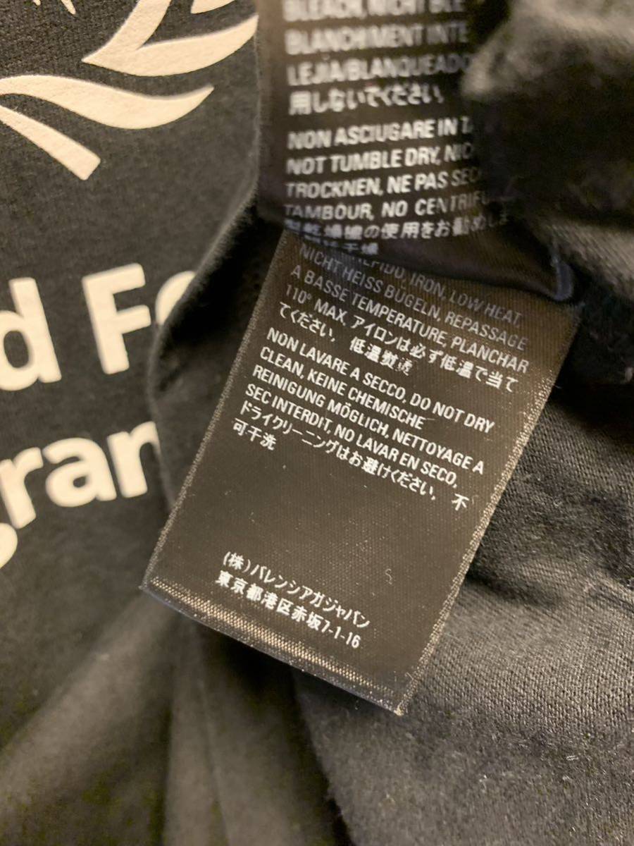 正規 18AW BALENCIAGA バレンシアガ DEMNA GVASALIA デムナ ヴァザリア World Food Programme WFP ロゴ Tシャツ 黒 L 541705 TCV36_画像4