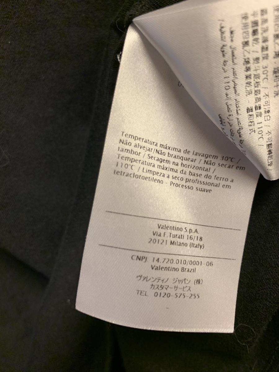 正規 19SS VALENTINO ヴァレンティノ 赤 大 ロゴ クルーネック T 正規 19SS VALENTINO ヴァレンティノ 赤 大 ロゴ クルーネック T