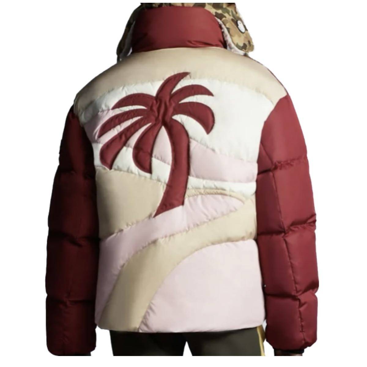 新品　MONCLER PALM ANGELS 21AW ダウンジャケット 1 赤 ダウンジャケット