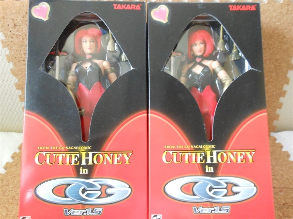 Takara Cutie Honey CG Ver 1.5 Action figure キューティーハニー Go Nagai Comic set 2 まとめ_画像1